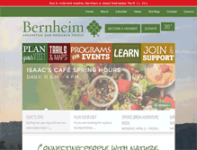 Tablet Screenshot of bernheim.org
